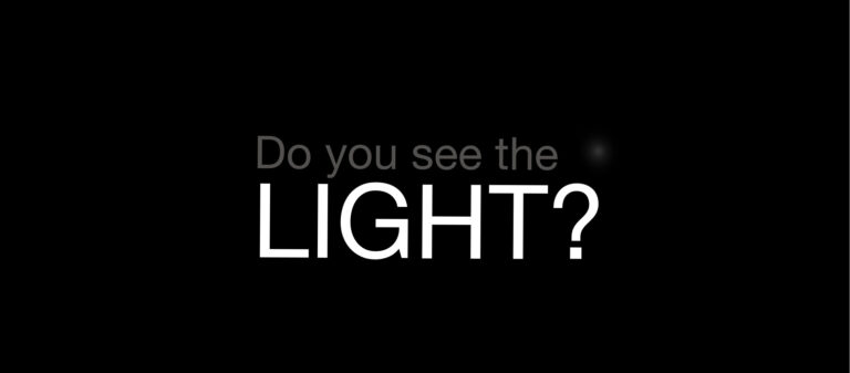 Can you see the light at the end of the tunnel?