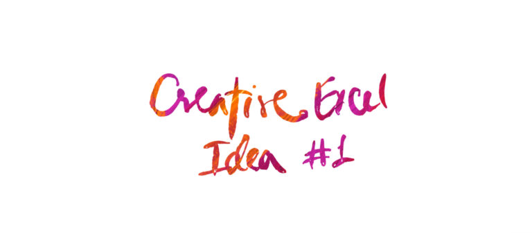 Creative Excel Idea
