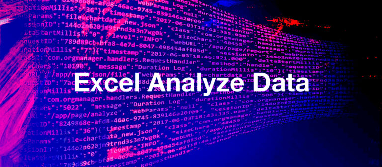 Excel’s Analyze Data